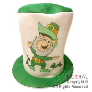 SOMBRERO GALERA SAN PATRICIO CON DUENDE x 1